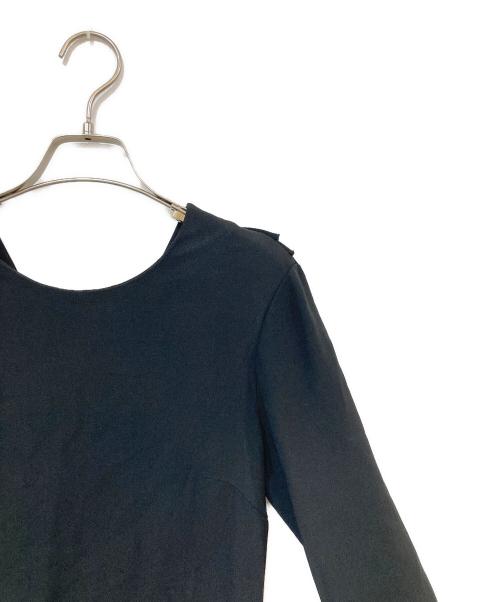 MIU MIU（ミュウミュウ）MIU MIU (ミュウミュウ) オフショルダーワンピース ブラック サイズ:SIZE 38の古着・服飾アイテム