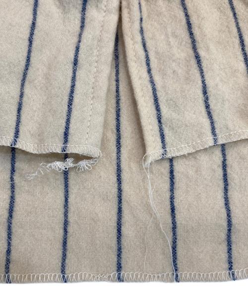 RAWLINGS（ローリングス）RAWLINGS (ローリングス) 40～50s フランネルベースボールシャツ アイボリー×レッド サイズ:SIZE 44の古着・服飾アイテム