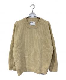 MHL（マーガレットハウエル）の古着「FINE SHETLAND/ファイン・シェットランド ニット」｜ベージュ