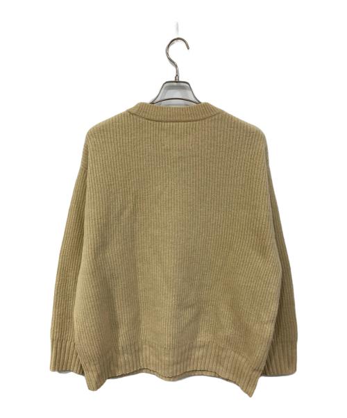 MHL（マーガレットハウエル）MHL (マーガレットハウエル) FINE SHETLAND/ファイン・シェットランド ニット ベージュ サイズ:SIZE Lの古着・服飾アイテム