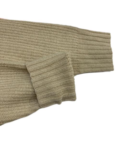 MHL（マーガレットハウエル）MHL (マーガレットハウエル) FINE SHETLAND/ファイン・シェットランド ニット ベージュ サイズ:SIZE Lの古着・服飾アイテム