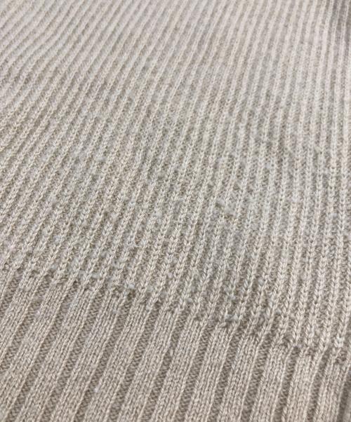 MHL（マーガレットハウエル）MHL (マーガレットハウエル) FINE SHETLAND/ファイン・シェットランド ニット ベージュ サイズ:SIZE Lの古着・服飾アイテム