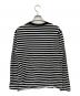 maison kitsune (メゾンキツネ) ボーダーカットソー ホワイト×ブラック サイズ:M：5000円