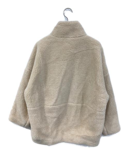 BALLSEY（ボールジィ）BALLSEY (ボールジィ) ボアスライバー スタンドネックコート アイボリー サイズ:SIZE 36の古着・服飾アイテム