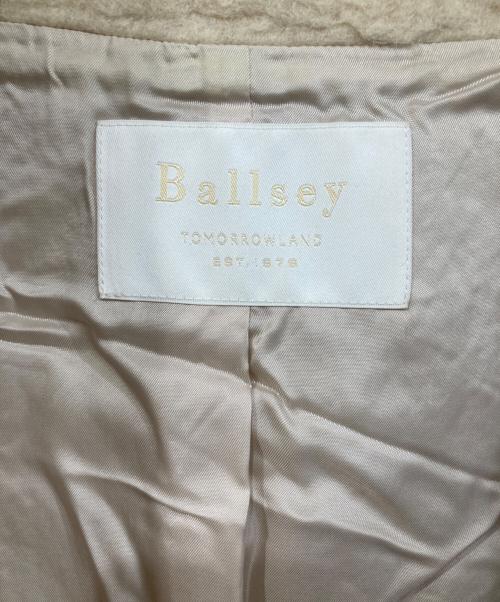 BALLSEY（ボールジィ）BALLSEY (ボールジィ) ボアスライバー スタンドネックコート アイボリー サイズ:SIZE 36の古着・服飾アイテム