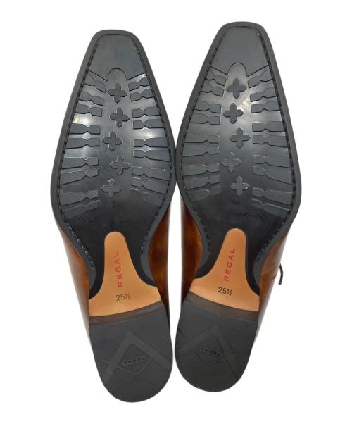REGAL（リーガル）REGAL (リーガル) サイドレースシューズ ブラウン サイズ:25 1/2の古着・服飾アイテム