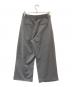 Studio DOE (スタジオドゥ) タックワイドパンツ グレー サイズ:SIZE S 未使用品：5000円