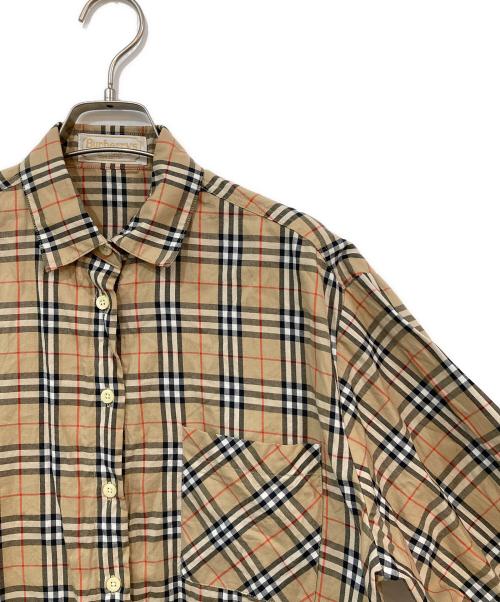 Burberry's（バーバリー）Burberry's (バーバリー) ノヴァチェックシャツ ホワイト サイズ:SIZE Mの古着・服飾アイテム