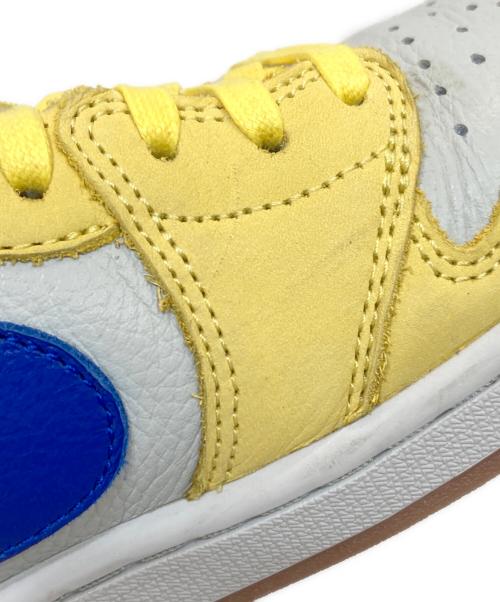 NIKE（ナイキ）NIKE Travis Scott (トラヴィススコット) Travis Scott Nike WMNS Air Jordan 1 Low/トラヴィススコットナイキWMNSエアジョーダン1ロウ イエロー サイズ:SIZE 28cmの古着・服飾アイテム