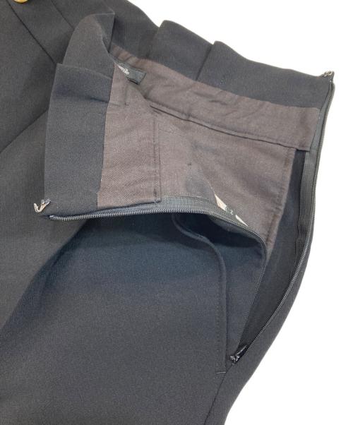 allureville（アルアバイル）allureville (アルアバイル) サイドボタンワイドパンツ ブラック サイズ:SIZE 2の古着・服飾アイテム