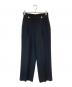 allureville（アルアバイル）の古着「サイドボタンワイドパンツ」｜ブラック