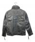 Liugoo Leathers (リューグーレザーズ) スタンドカラーレザージャケット ブラック サイズ:SIZE M：7000円