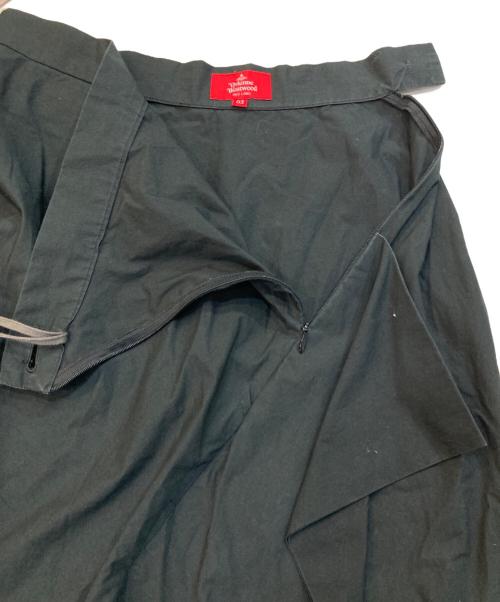 Vivienne Westwood RED LABEL（ヴィヴィアンウエストウッドレッドレーベル）Vivienne Westwood RED LABEL (ヴィヴィアンウエストウッドレッドレーベル) アシンメトリースカート ブラック サイズ:SIZE 03の古着・服飾アイテム