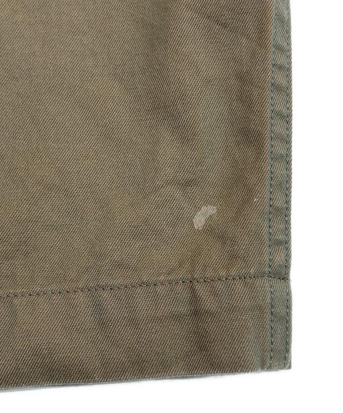 STILL BY HAND（スティルバイハンド）STILL BY HAND (スティルバイハンド) コットンギャバジンタックパンツ カーキ サイズ:SIZE 48の古着・服飾アイテム