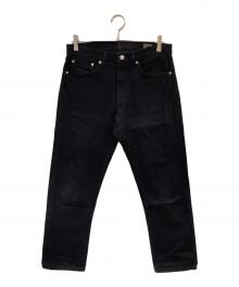orSlow（オアスロウ）の古着「107W ブラックデニムパンツ」｜ブラック