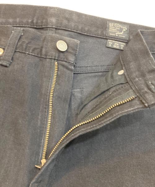 orSlow（オアスロウ）orSlow (オアスロウ) 107W ブラックデニムパンツ ブラック サイズ:SIZE Mの古着・服飾アイテム
