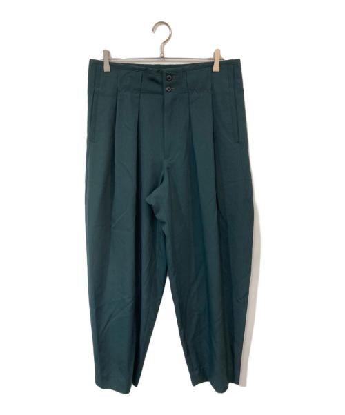 is-ness（イズネス）is-ness (イズネス) PHOENIXX TROSERS/フィーニックストラウザーズ グリーン サイズ:SIZE Lの古着・服飾アイテム