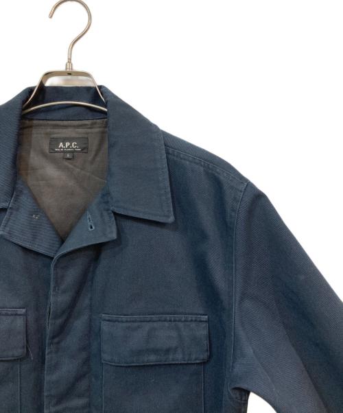 A.P.C.（アーペーセー）A.P.C. (アーペーセー) ツイルジャケット ネイビー サイズ:SIZE Sの古着・服飾アイテム