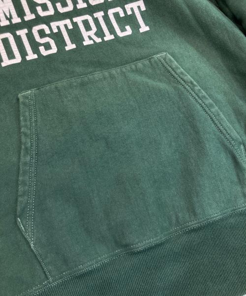 orSlow（オアスロウ）orSlow (オアスロウ) 4段プリントパーカー グリーン サイズ:SIZE SIZE 3の古着・服飾アイテム