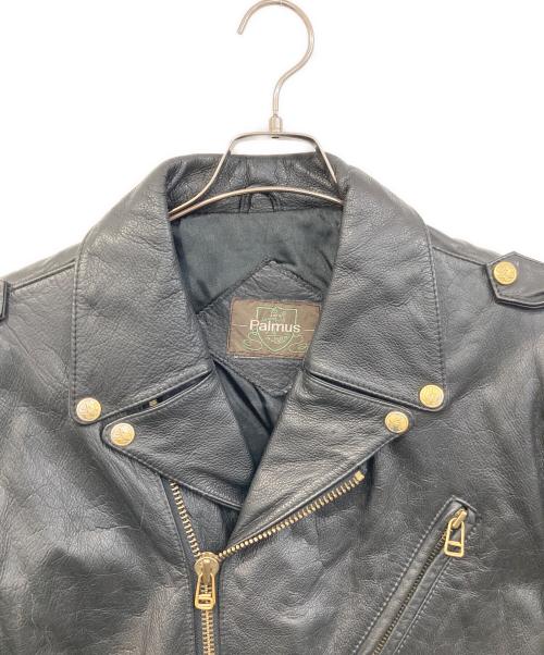 PALMUS（パルマズ）PALMUS (パルマズ) ダブルライダースジャケット ブラック サイズ:SIZE Freeの古着・服飾アイテム