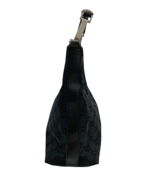 GUCCI（グッチ）GUCCI (グッチ) GGキャンバス ワンショルダーバッグ ブラックの古着・服飾アイテム