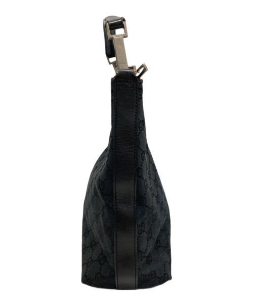 GUCCI（グッチ）GUCCI (グッチ) GGキャンバス ワンショルダーバッグ ブラックの古着・服飾アイテム