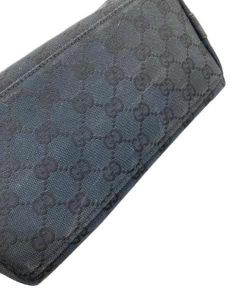 GUCCI（グッチ）GUCCI (グッチ) GGキャンバス ワンショルダーバッグ ブラックの古着・服飾アイテム