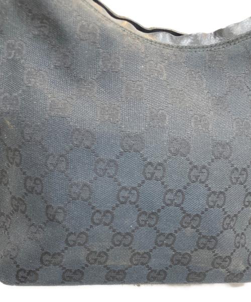 GUCCI（グッチ）GUCCI (グッチ) GGキャンバス ワンショルダーバッグ ブラックの古着・服飾アイテム