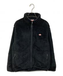 DANTON（ダントン）の古着「HIGH PILE ZIP STAND COLLAR JACKET」｜ブラック