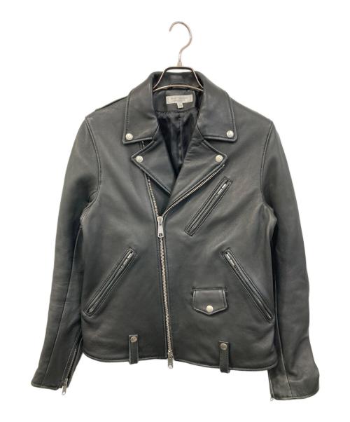 BEAUTY&YOUTH UNITED ARROWS（ビューティーアンドユースユナイテッドアローズ）BEAUTY&YOUTH UNITED ARROWS (ビューティーアンドユースユナイテッドアローズ) シープダブルライダースジャケット ブラック サイズ:SIZE Mの古着・服飾アイテム