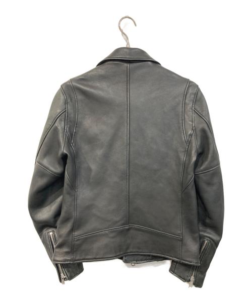 BEAUTY&YOUTH UNITED ARROWS（ビューティーアンドユースユナイテッドアローズ）BEAUTY&YOUTH UNITED ARROWS (ビューティーアンドユースユナイテッドアローズ) シープダブルライダースジャケット ブラック サイズ:SIZE Mの古着・服飾アイテム