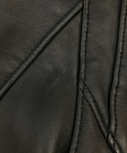 BEAUTY&YOUTH UNITED ARROWS（ビューティーアンドユースユナイテッドアローズ）BEAUTY&YOUTH UNITED ARROWS (ビューティーアンドユースユナイテッドアローズ) シープダブルライダースジャケット ブラック サイズ:SIZE Mの古着・服飾アイテム
