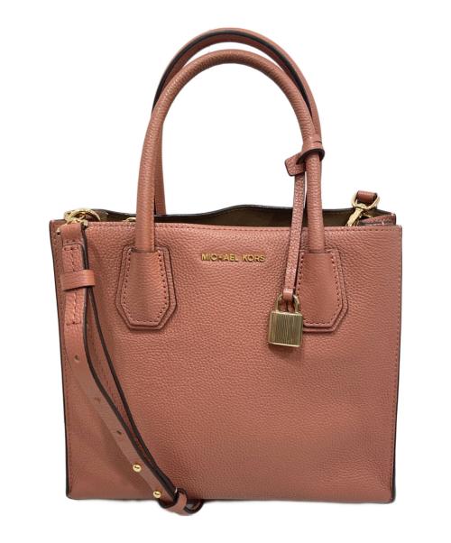 MICHAEL KORS（マイケル・コース）MICHAEL KORS (マイケル・コース) 2WAYバッグ ピンクの古着・服飾アイテム