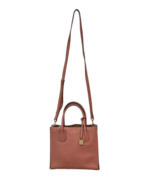 MICHAEL KORS（マイケル・コース）MICHAEL KORS (マイケル・コース) 2WAYバッグ ピンクの古着・服飾アイテム