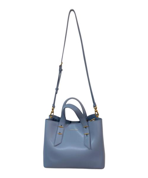 CHARLES & KEITH（チャールズアンドキース）CHARLES & KEITH (チャールズアンドキース) 2WAYバッグ ブルーの古着・服飾アイテム