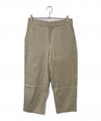 YAECAヤエカ）の古着「CHINO CLOTH PANTS CREASE/チノクロスパンツクリース」｜ベージュ