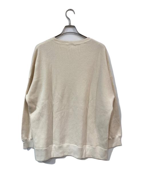 TRADE MARK（トレードマーク）TRADE MARK (トレードマーク) HEAVY THERMAL CREW NECK/ヘビーサーマルクルーネック ホワイト サイズ:SIZE Mの古着・服飾アイテム