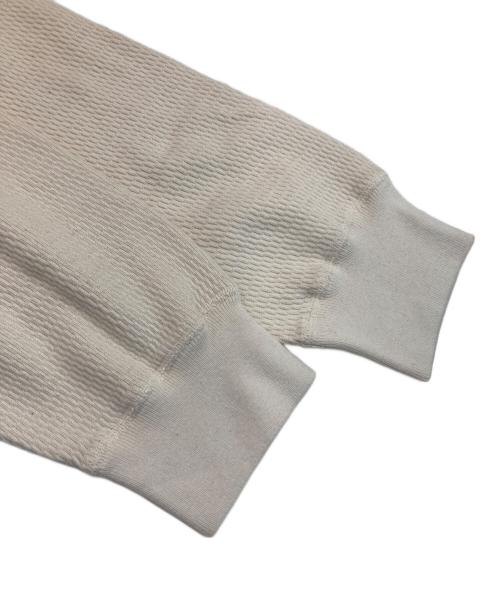 TRADE MARK（トレードマーク）TRADE MARK (トレードマーク) HEAVY THERMAL CREW NECK/ヘビーサーマルクルーネック ホワイト サイズ:SIZE Mの古着・服飾アイテム