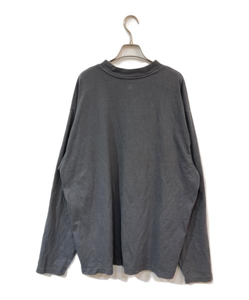 yeezy gap（イージーギャップ）YEEZY GAP (イージーギャップ) オーバーサイズロングスリーブカットソー グレー サイズ:XLの古着・服飾アイテム