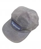 SUPREMEシュプリーム）の古着「suede camp cap/スエードキャンプキャップ」｜グレー
