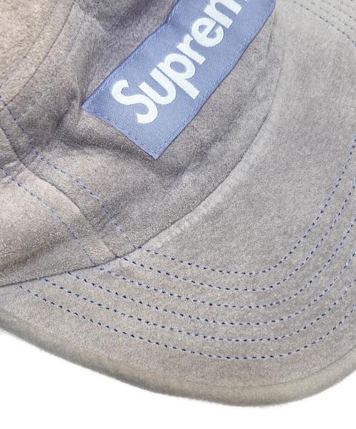 SUPREME（シュプリーム）Supreme (シュプリーム) suede camp cap/スエードキャンプキャップ グレーの古着・服飾アイテム