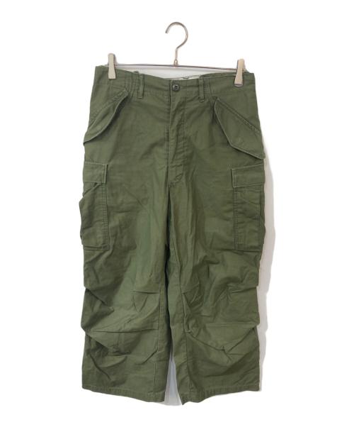 US ARMY（ユーエスアーミー）US ARMY (ユーエスアーミー) M-65フィールドカーゴパンツ グリーン サイズ:不明の古着・服飾アイテム
