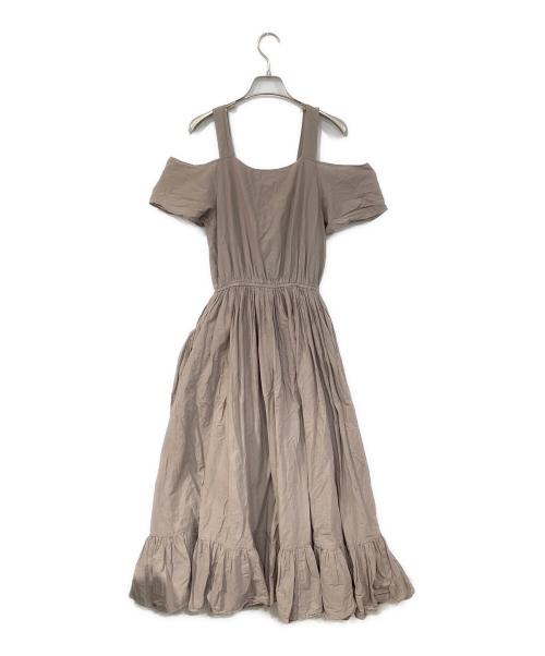 MARIHA（マリハ）MARIHA (マリハ) オフショルダーワンピース ベージュ サイズ:なしの古着・服飾アイテム