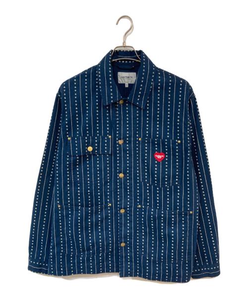 Carhartt WIP（カーハート ワークインプログレス）Carhartt WIP (カーハート ワークインプログレス) DREWE CHORE COAT/ドリューチョアコート ネイビー サイズ:SIZE Mの古着・服飾アイテム