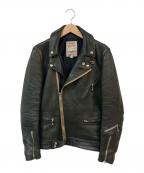 Lewis Leathersルイスレザース）の古着「441T CYCLONE TIGHT FIT」｜ブラック