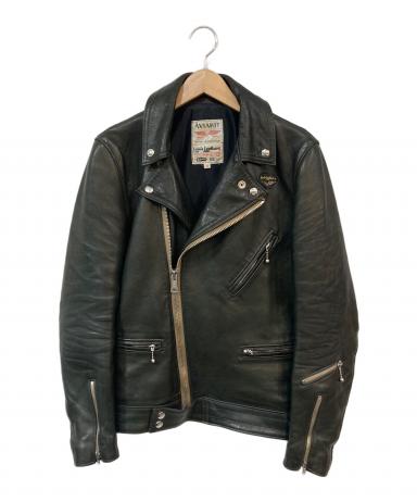 38 ルイスレザー 441T サイクロン ダークグリーン シープ ベージュテープ 中古・古着通販】Lewis Leathers (ルイスレザース) 441T CYCLONE TIGHT