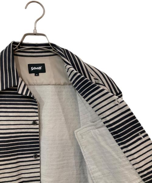 Schott（ショット）Schott (ショット) CORDUROY LS SHIRT/コーデュロイロングスリーブシャツ ブラック サイズ:SIZE XLの古着・服飾アイテム