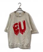 SAINT MICHAEL×EMOTIONALLY UNAVAILABLEセントマイケル×エモーショナリー・アンアベイラブル）の古着「EU STM SS SWEAT」｜グレー