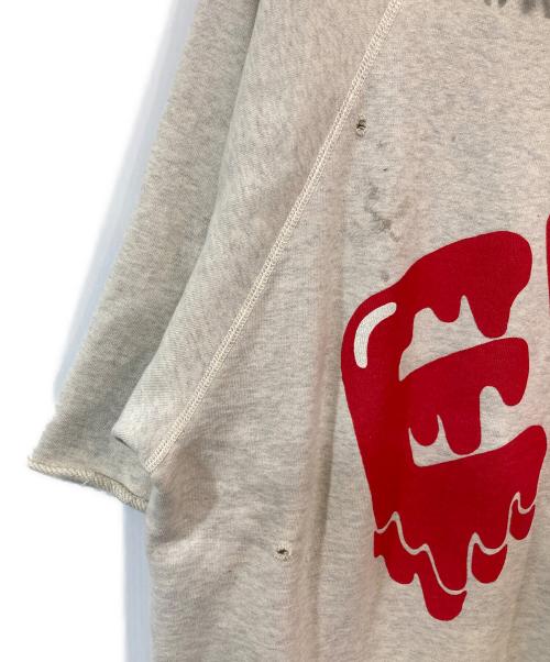 SAINT MICHAEL（セントマイケル）SAINT MICHAEL (セントマイケル) Emotionally Unavailable (エモーショナリー・アンアベイラブル) EU STM SS SWEAT グレー サイズ:Ｌの古着・服飾アイテム