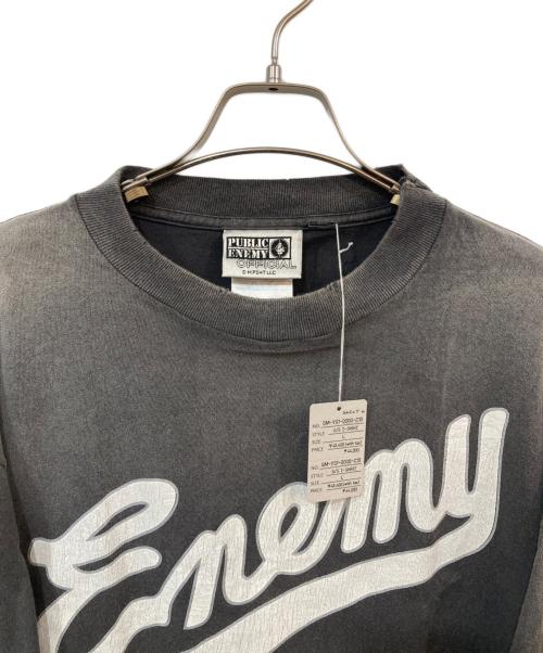 SAINT MICHAEL（セントマイケル）SAINT MICHAEL (セントマイケル) PE SS TEE/ SNT ENEMY ブラック サイズ:L 未使用品の古着・服飾アイテム